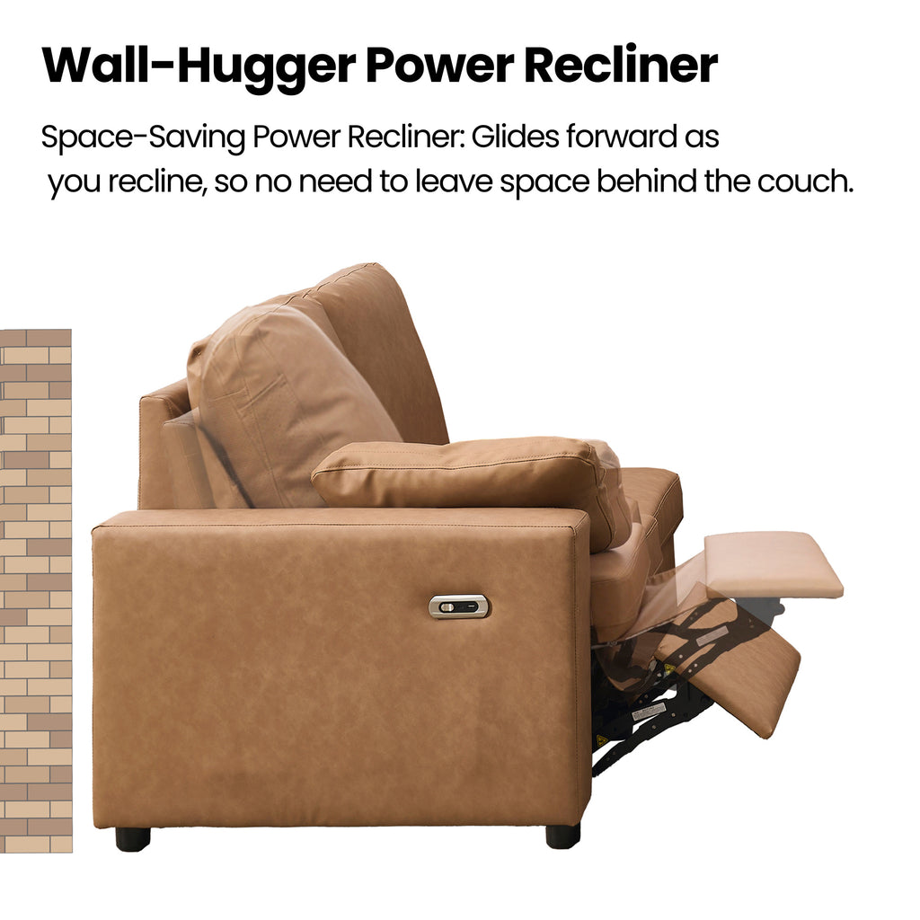 Levi Wall Hugger Reclining Sectional Sofa with Storage