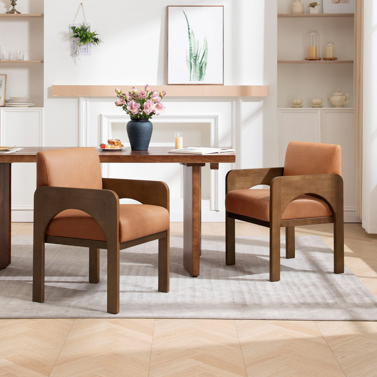 Hugo Modern Transitional Dining Chairs (Set of 2)