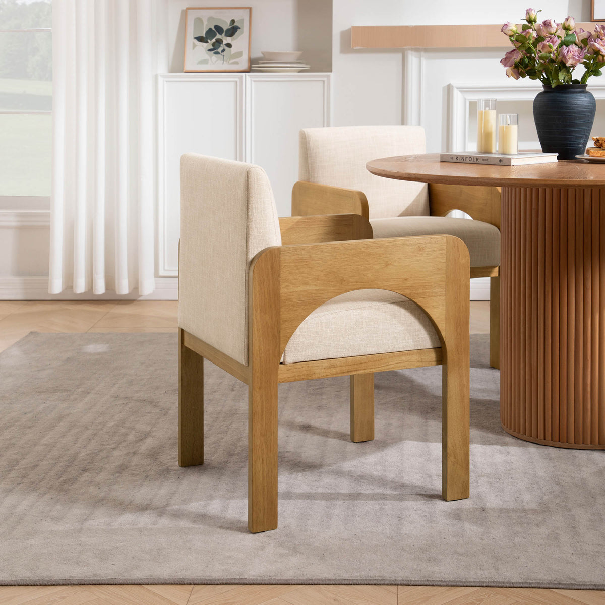 Hugo Modern Transitional Dining Chairs (Set of 2)