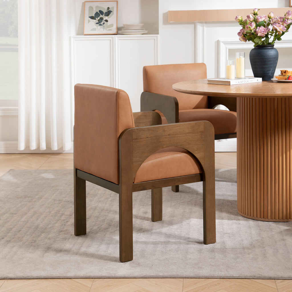 Hugo Modern Transitional Dining Chairs (Set of 2)