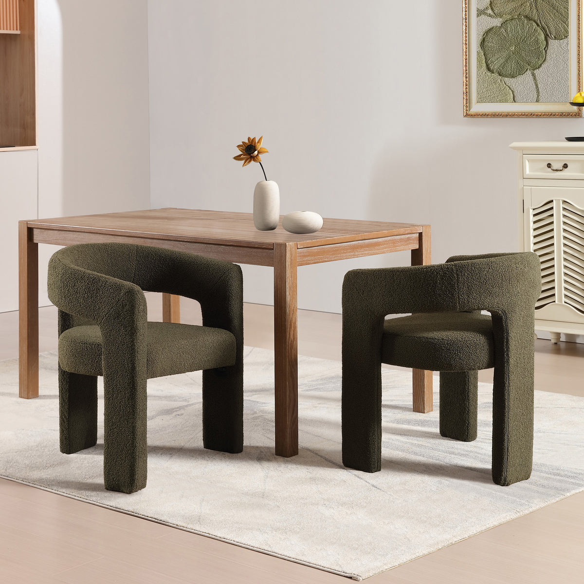 Dove Modern Upholstered Dining Chair