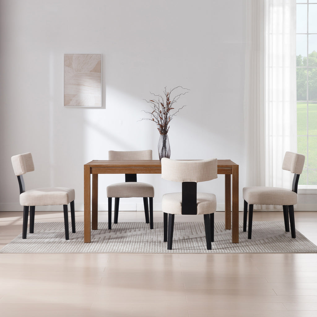 Payson Modern Upholstered Dining Chairs (Set of 2)