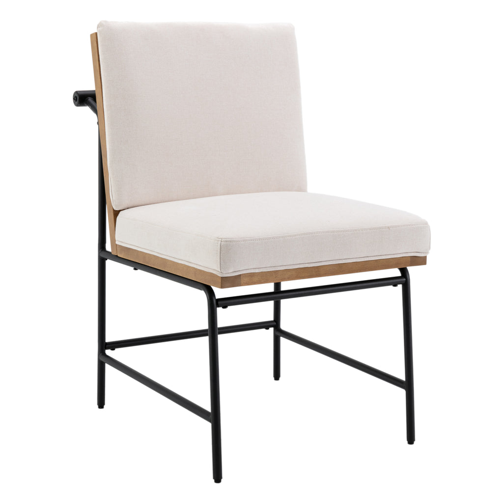 Ramsey Modern Industrial Dining Chairs (Set of 2)