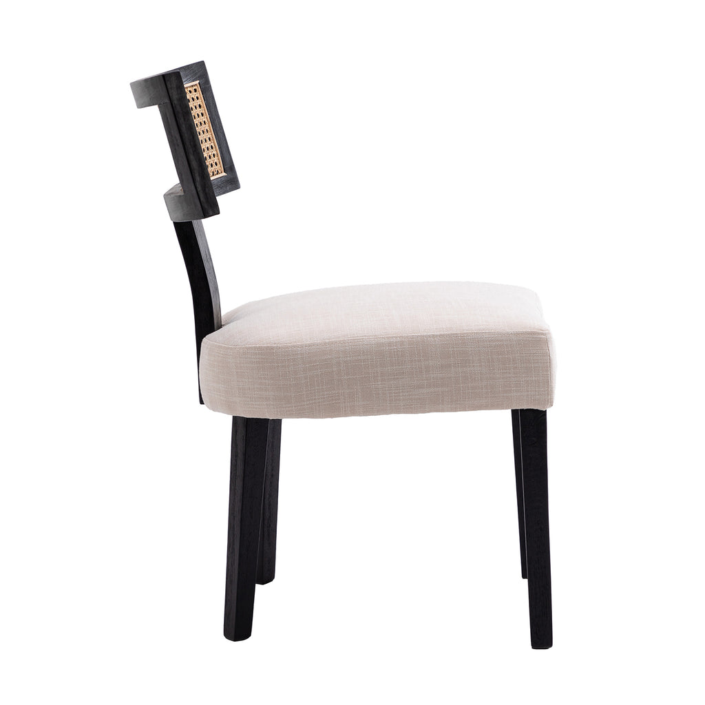 Payson Modern Cane Dining Chairs (Set of 2)