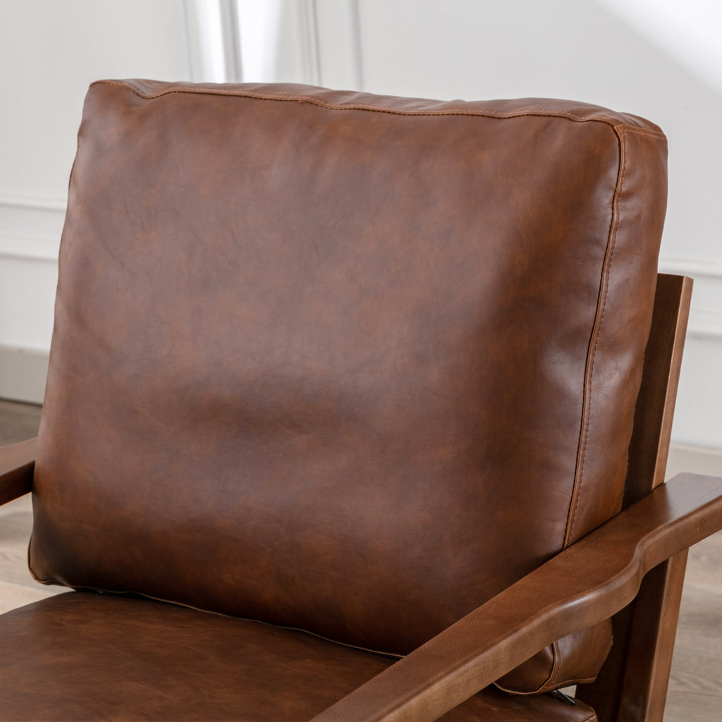 Charles Lounge Armchair with Ottoman