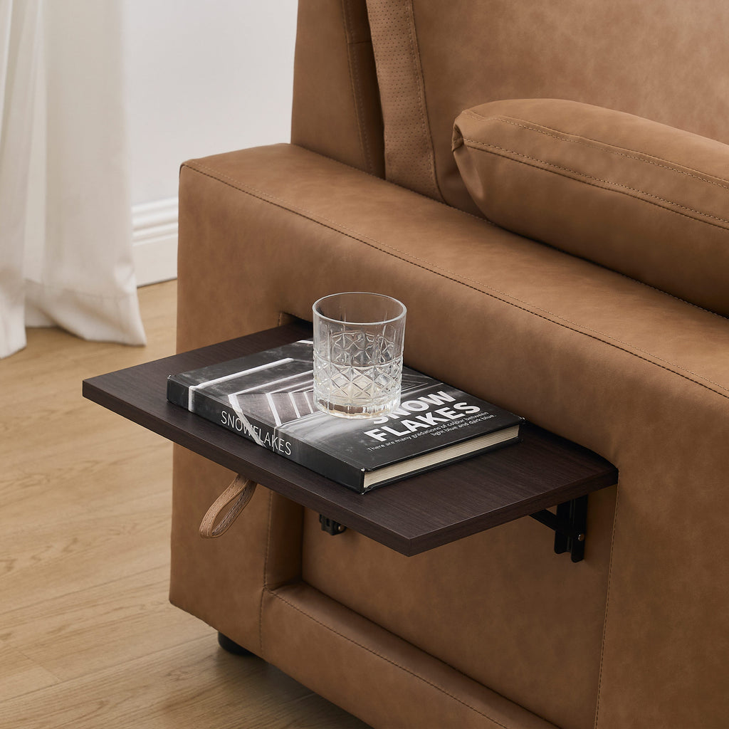 Levi Wall Hugger Reclining Sectional Sofa with Storage