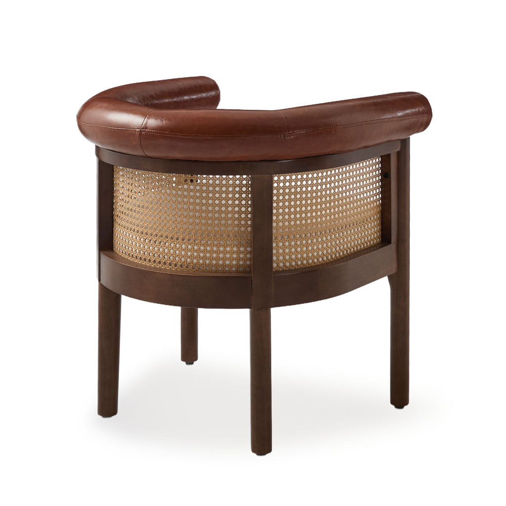 Richard Mid-Century Modern Cane Dining Chair