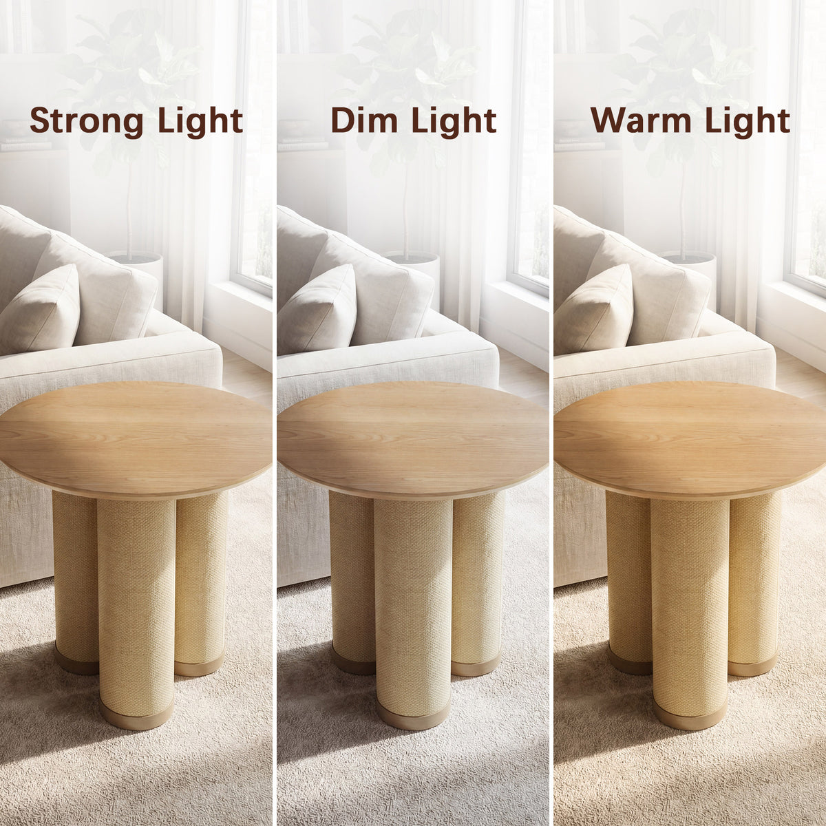 Drift Round Coffee Table Set