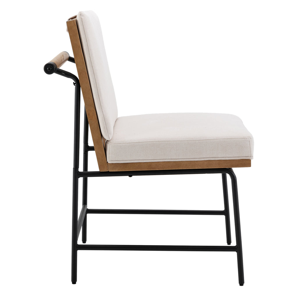 Ramsey Modern Industrial Dining Chairs (Set of 2)