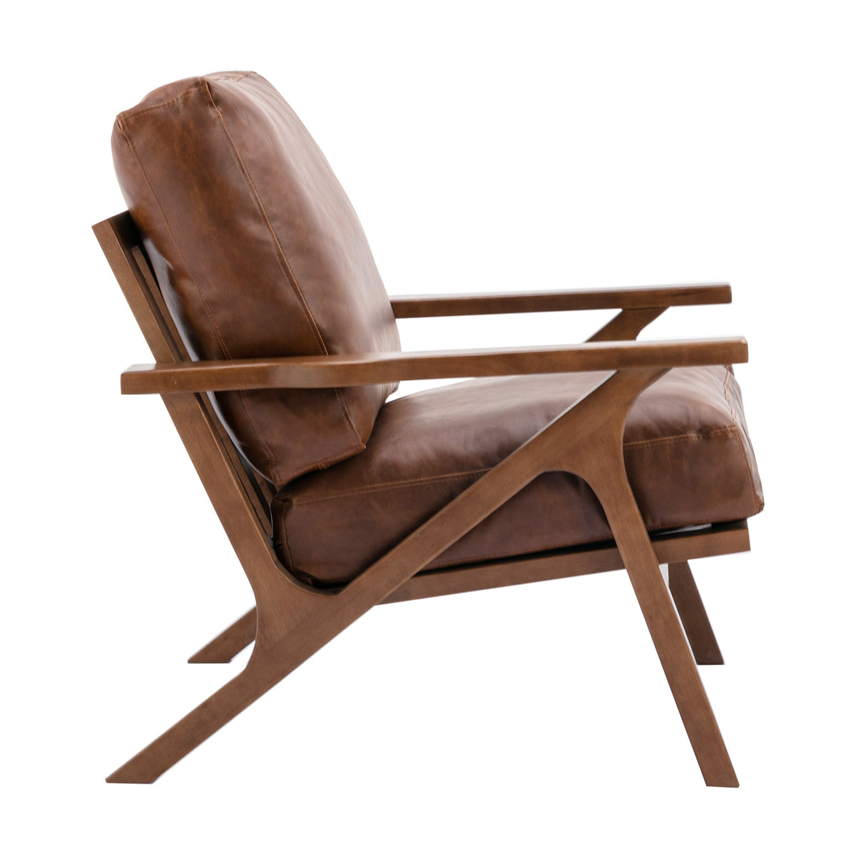 Charles Lounge Armchair with Ottoman