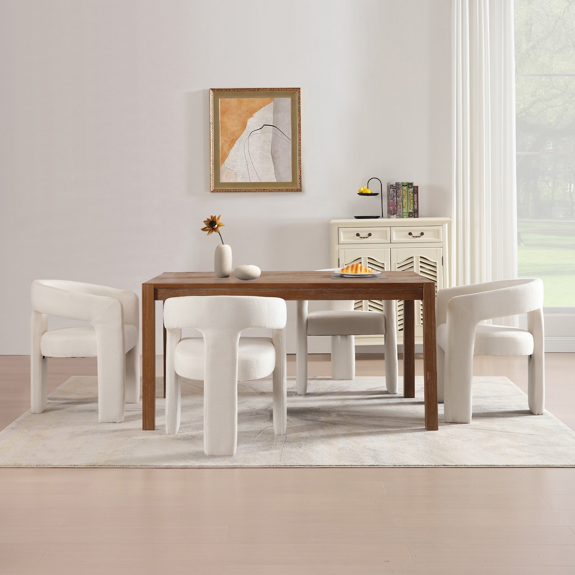 Dove Modern Upholstered Dining Chair