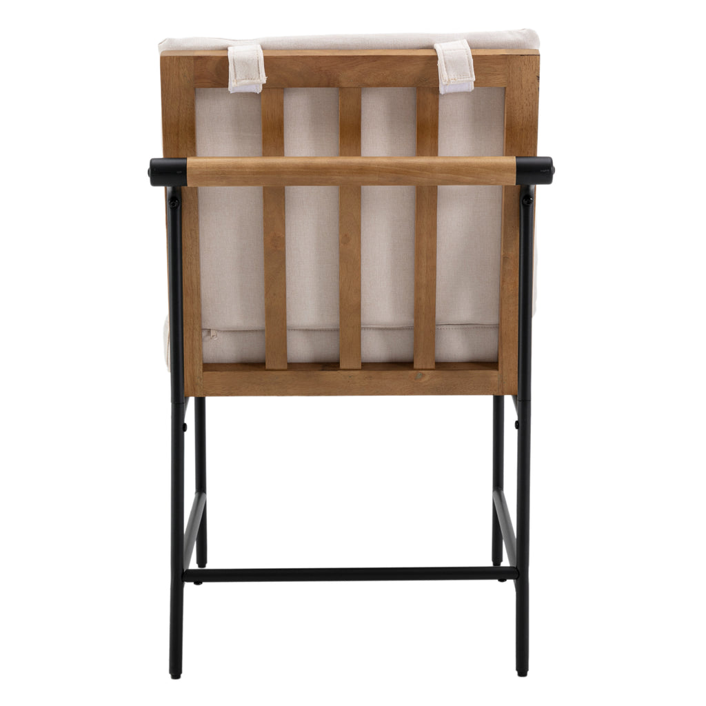 Ramsey Modern Industrial Dining Chairs (Set of 2)