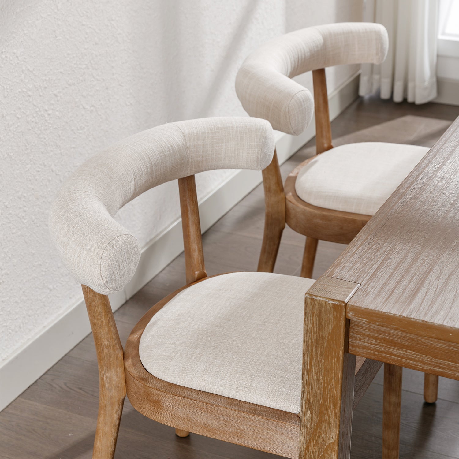 Taylor Modern Rustic Dining Chairs (Set of 2)