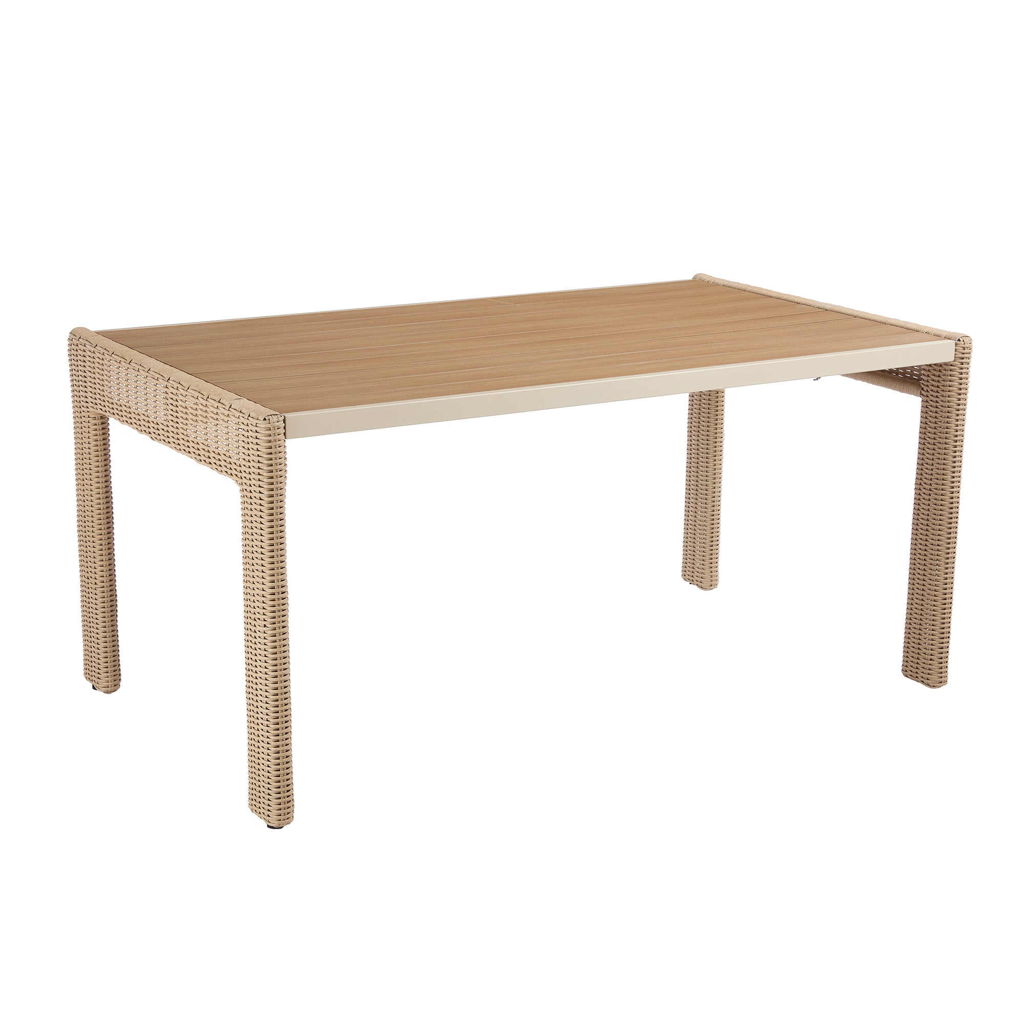 Relen Rattan Dining Set For 6 People