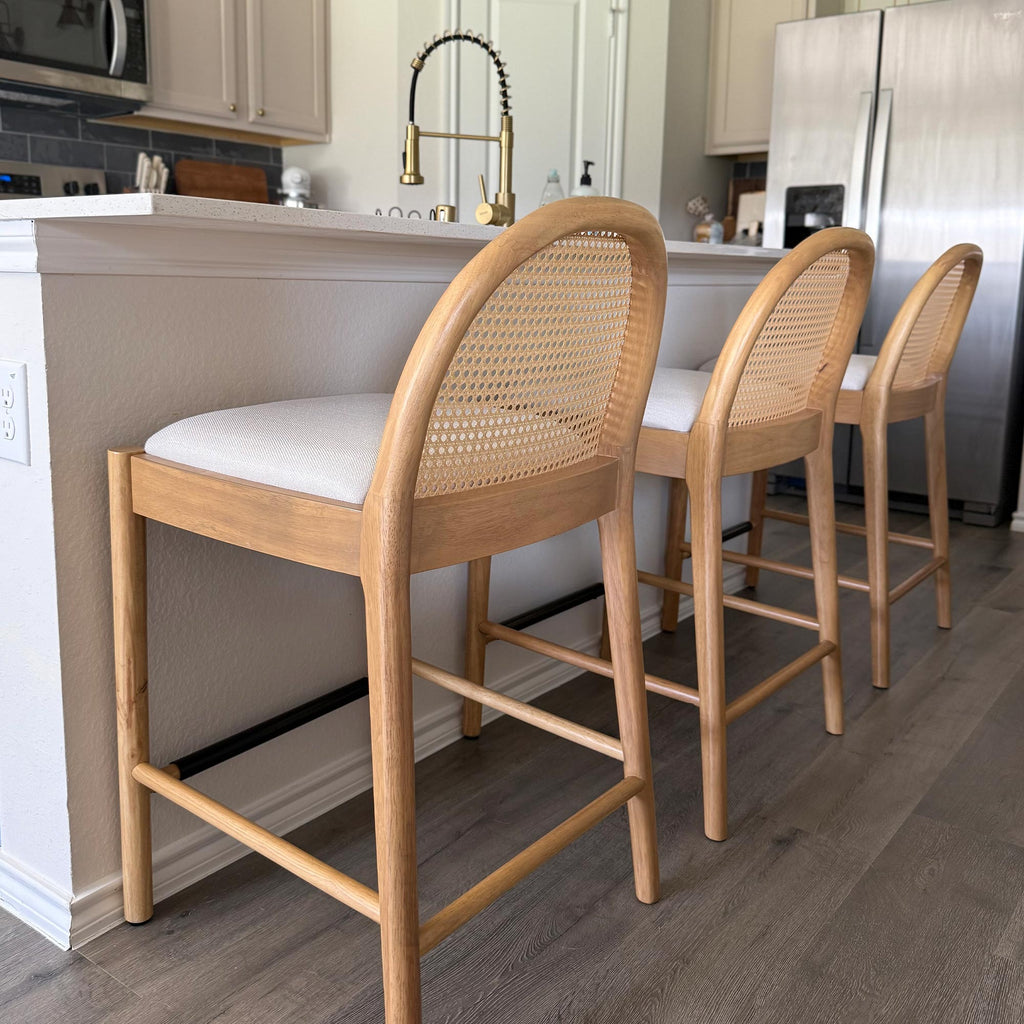 Luna Rattan Bar Stool