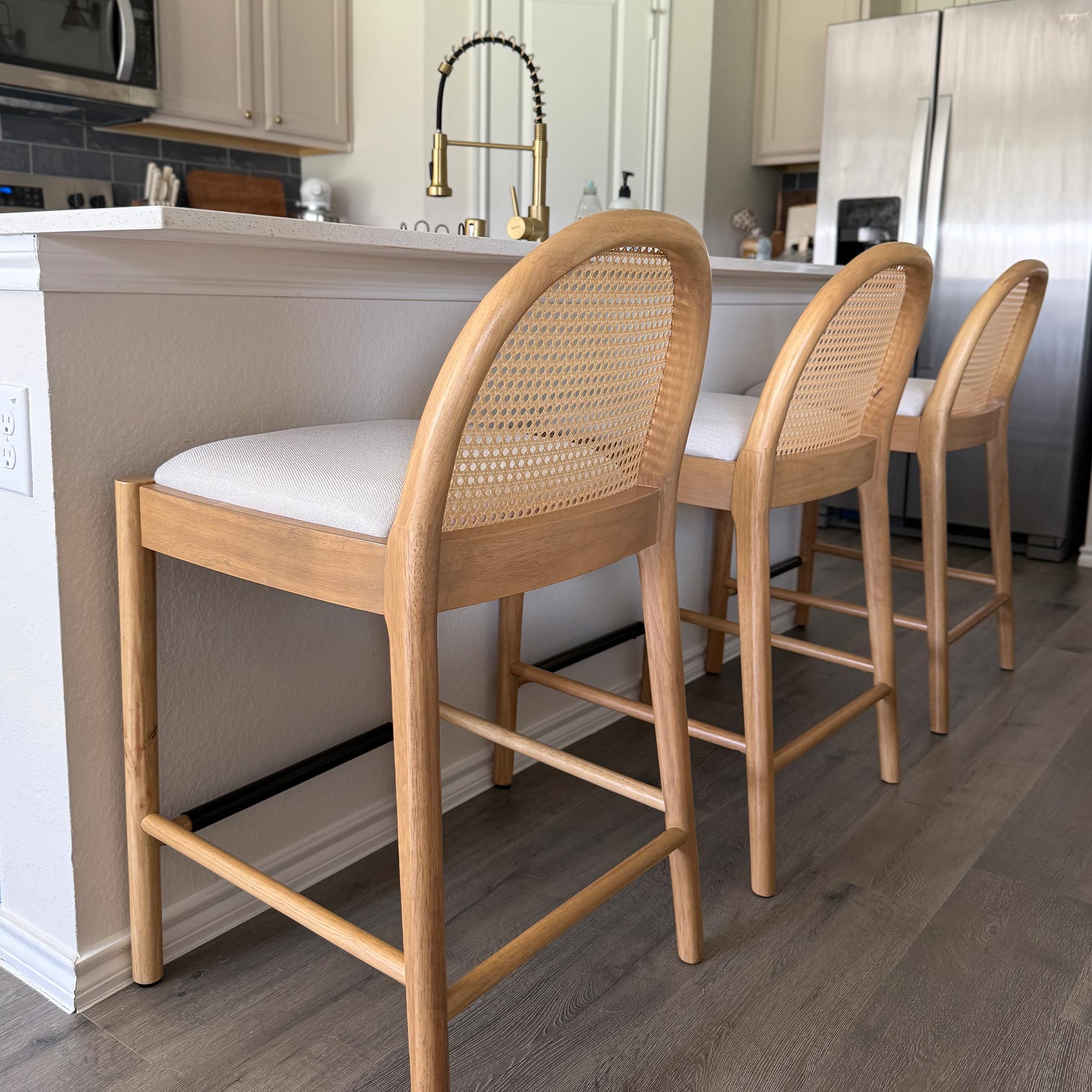 Luna Rattan Bar Stool