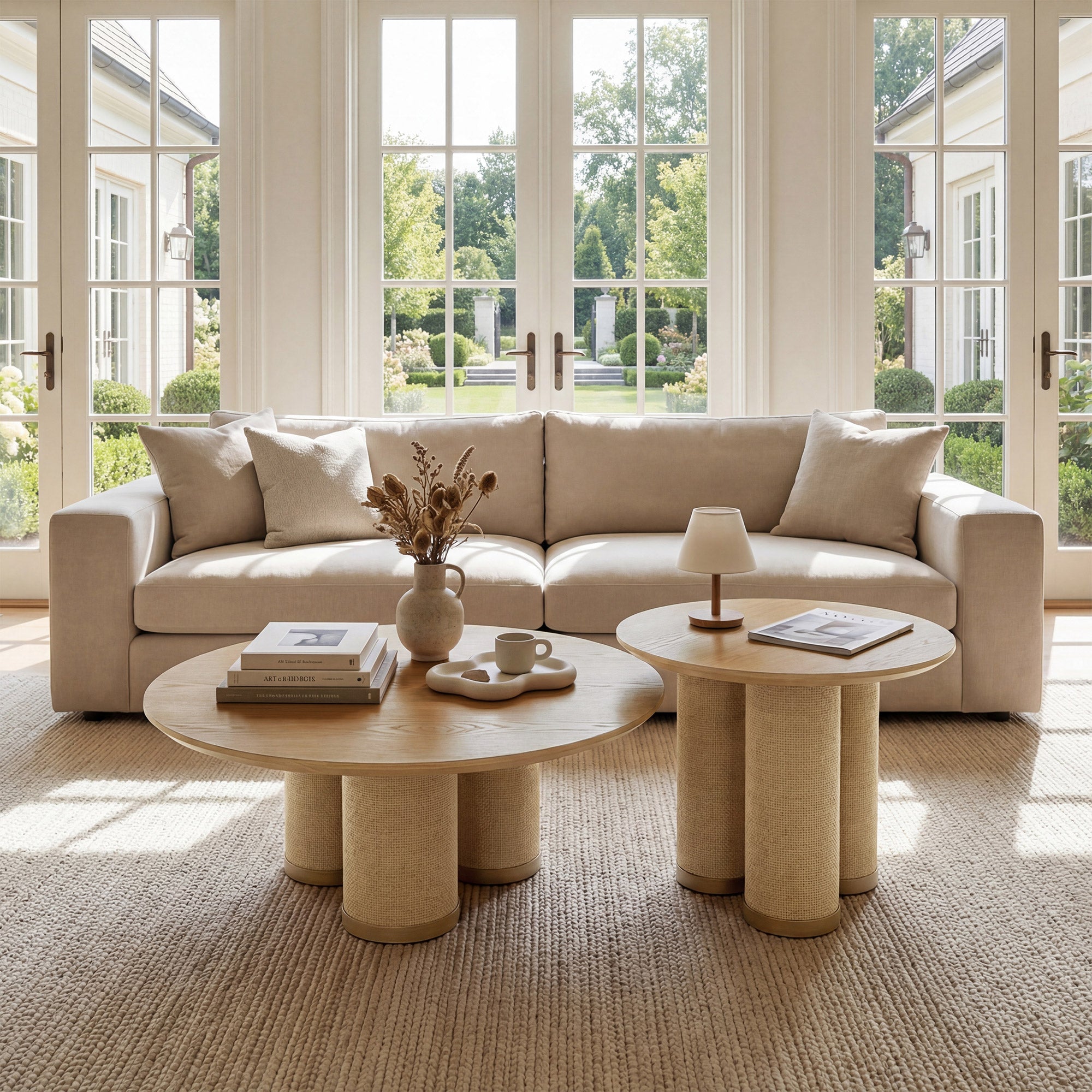 Drift Round Coffee Table Set