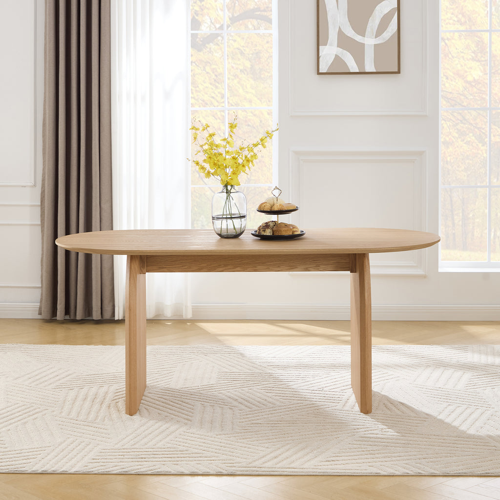 Fran Oval Dining Table 71"