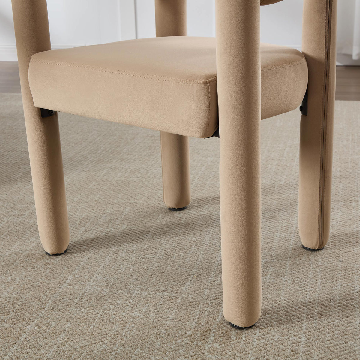 Lara Dining Chair Upholstered Armchair with Back