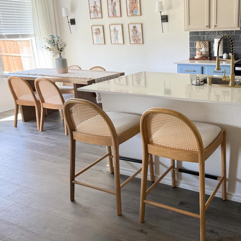 Luna Rattan Bar Stool