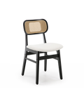 Eric Mid-Century Modern Cane Dining Chairs (Set of 2)