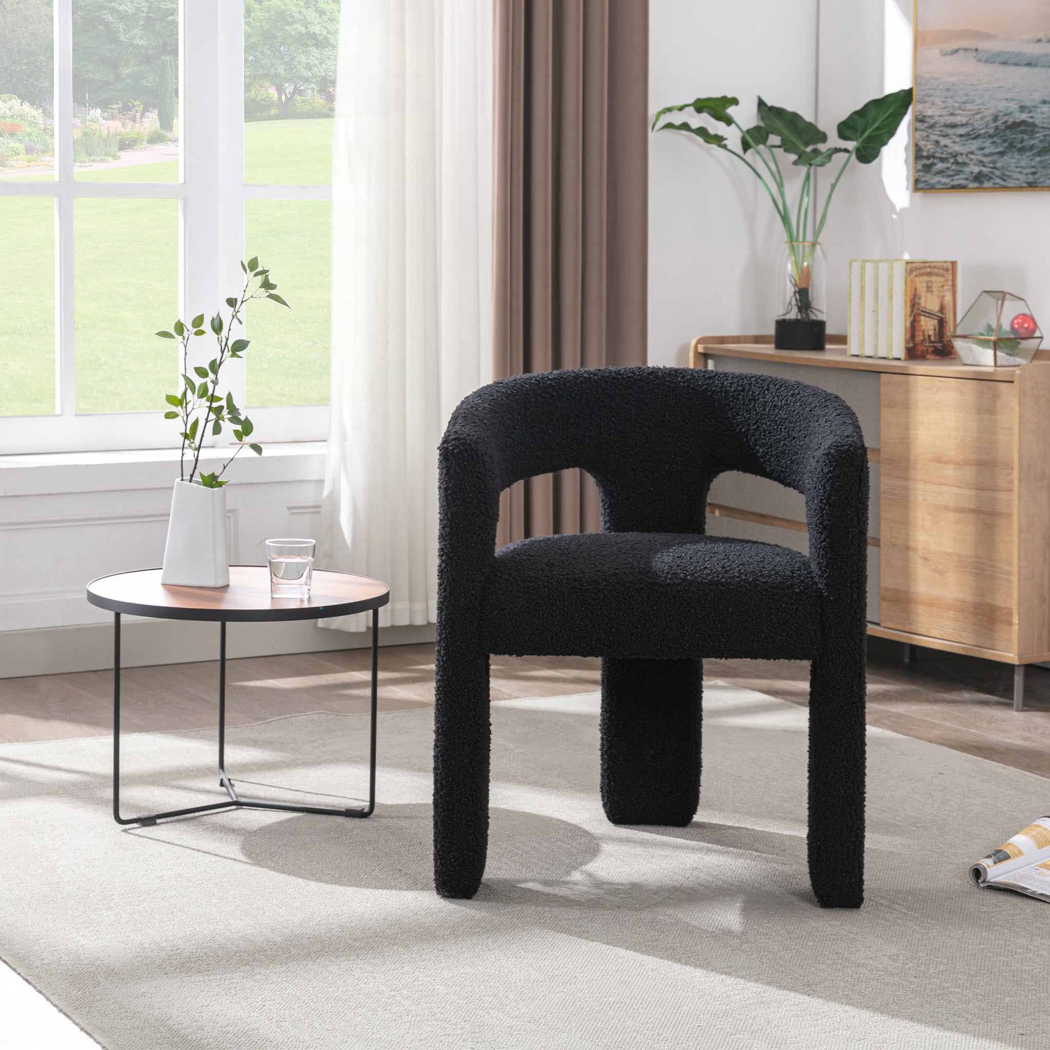 Dove Modern Upholstered Dining Chair