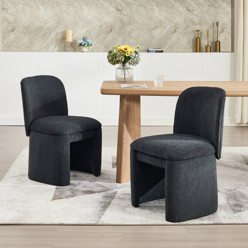 Haven Modern Upholstered Dining Chairs (Set of 2)