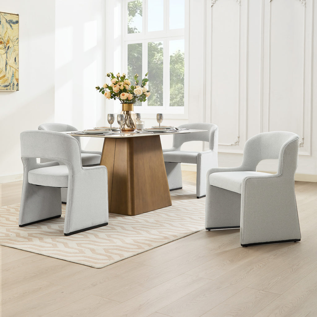 Kody Modern Armless Dining Chairs (Set of 2)