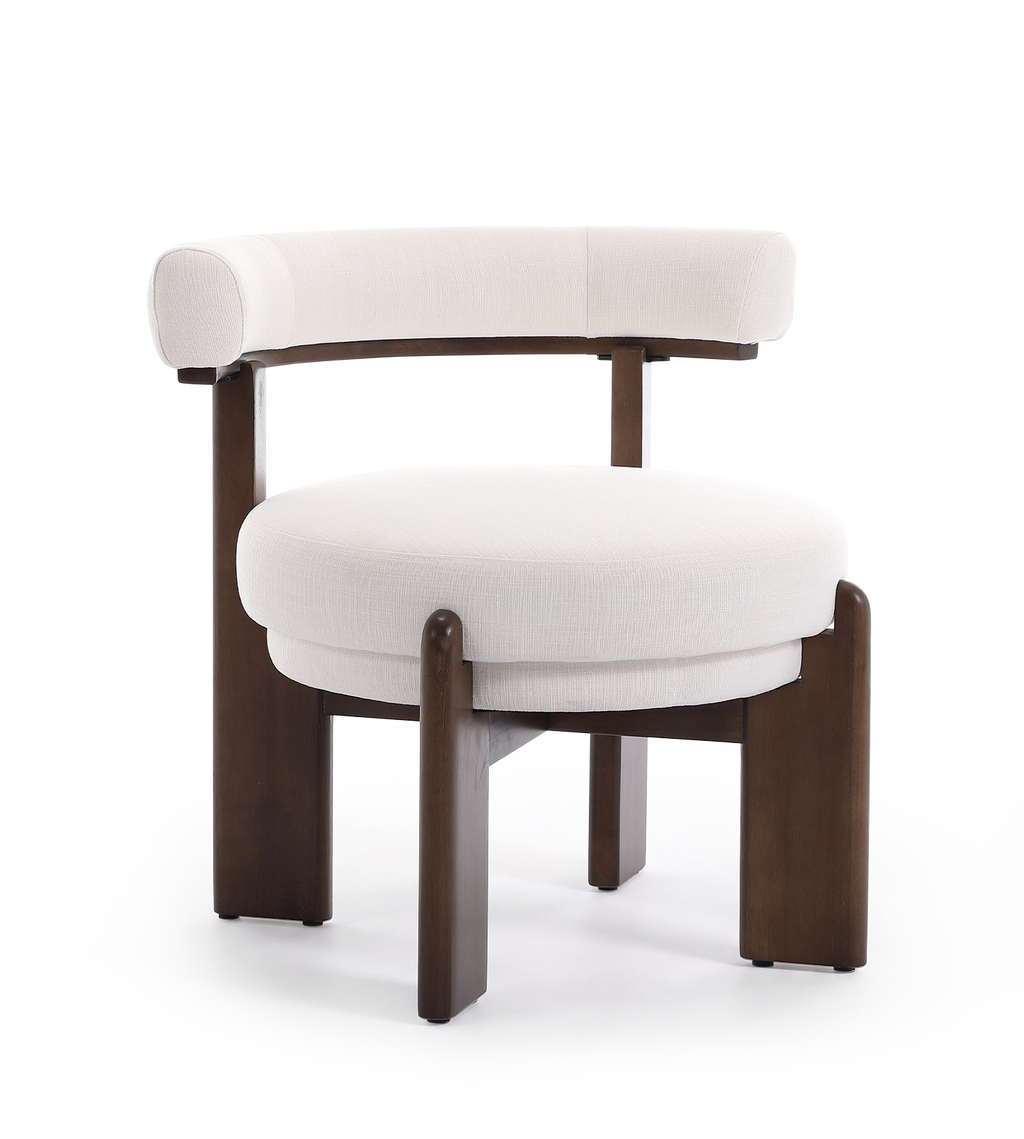 Dawson Modern Geometric Accent Chair & Ottoman Set
