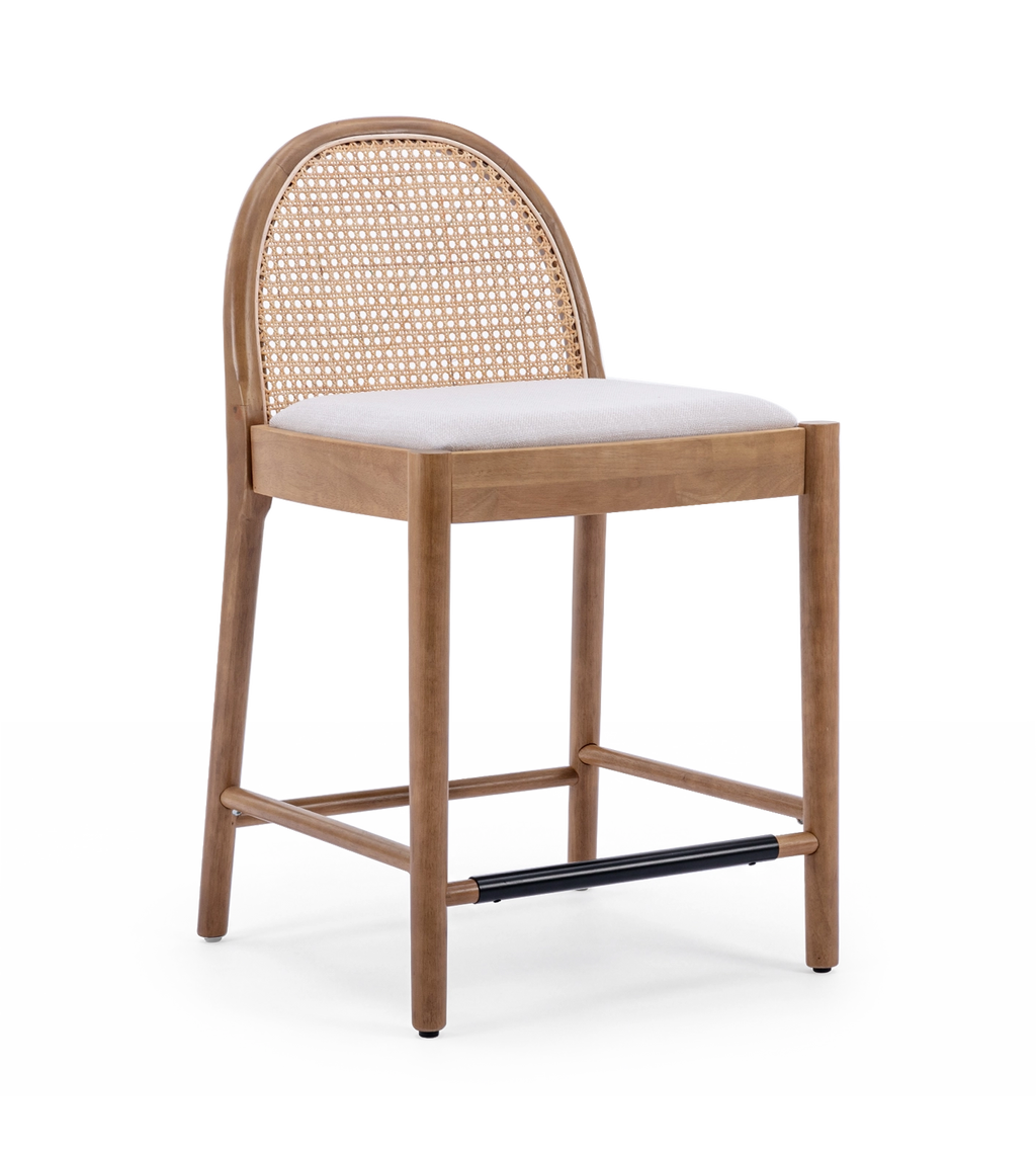 Luna Rattan Bar Stool