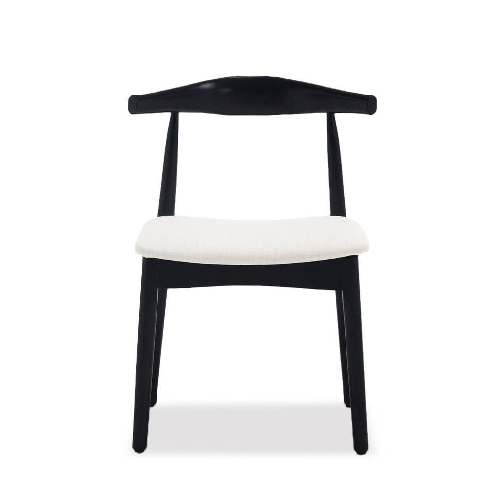 Nolan Modern Dining Chairs with Solid Wood Legs (Set of 2)