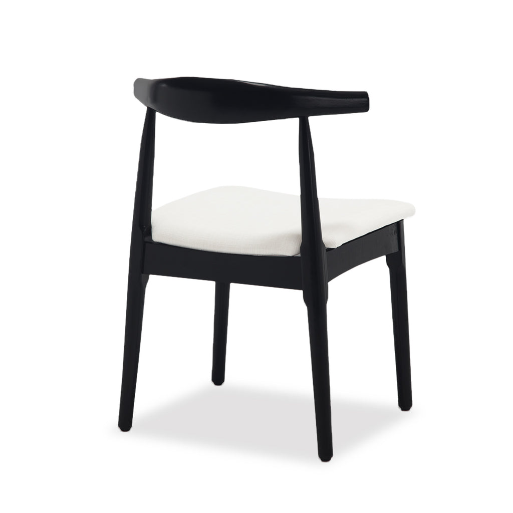 Nolan Modern Dining Chairs with Solid Wood Legs (Set of 2)