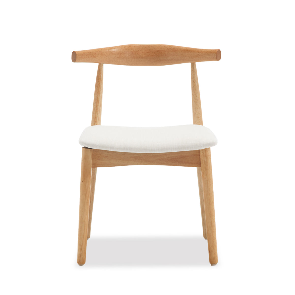 Nolan Modern Dining Chairs with Solid Wood Legs (Set of 2)