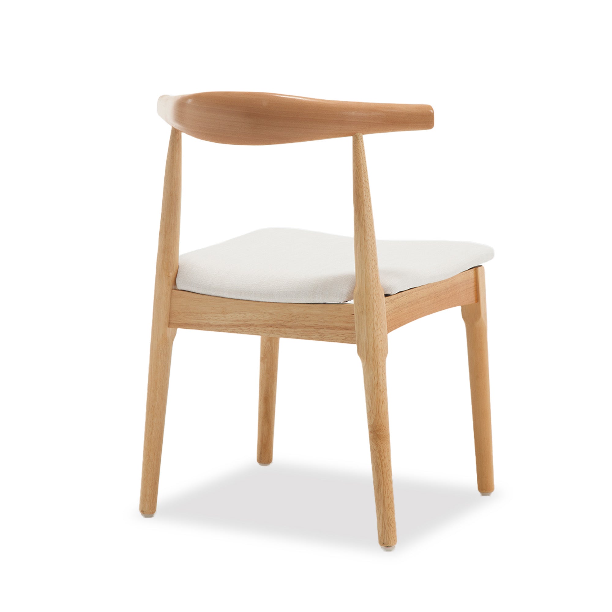 Nolan Modern Dining Chairs with Solid Wood Legs (Set of 2)