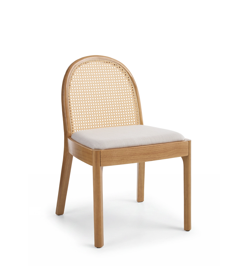 Luna Rattan Dining Chairs (Set of 2)