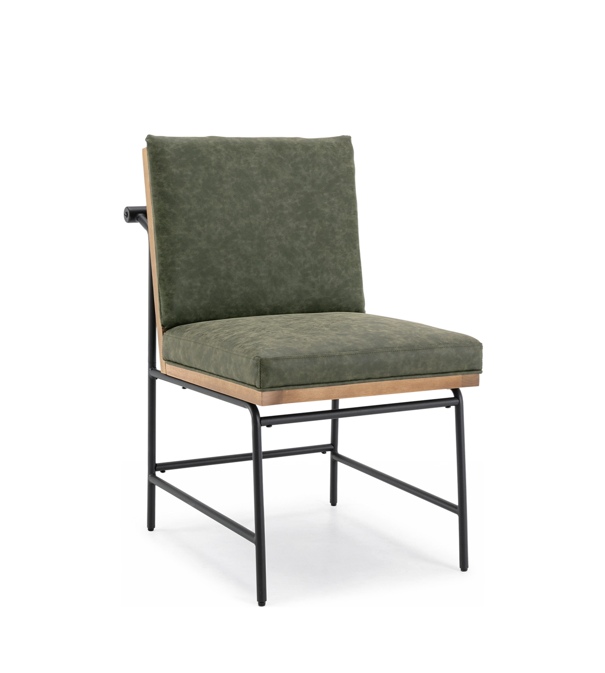 Ramsey Modern Industrial Dining Chairs (Set of 2)