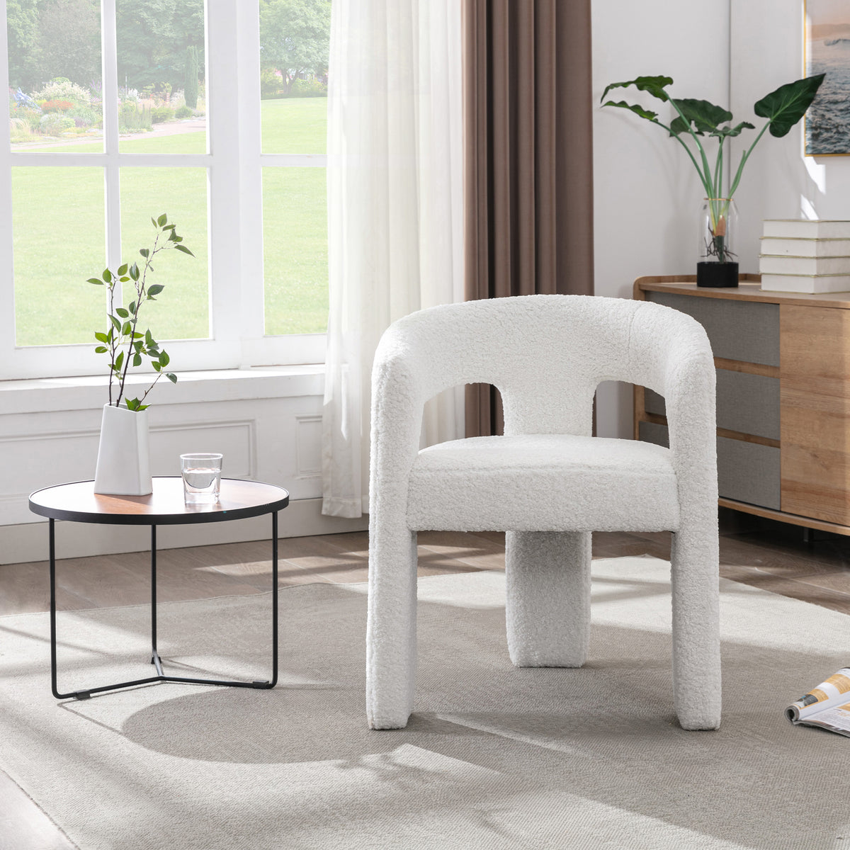 Dove Modern Upholstered Dining Chair