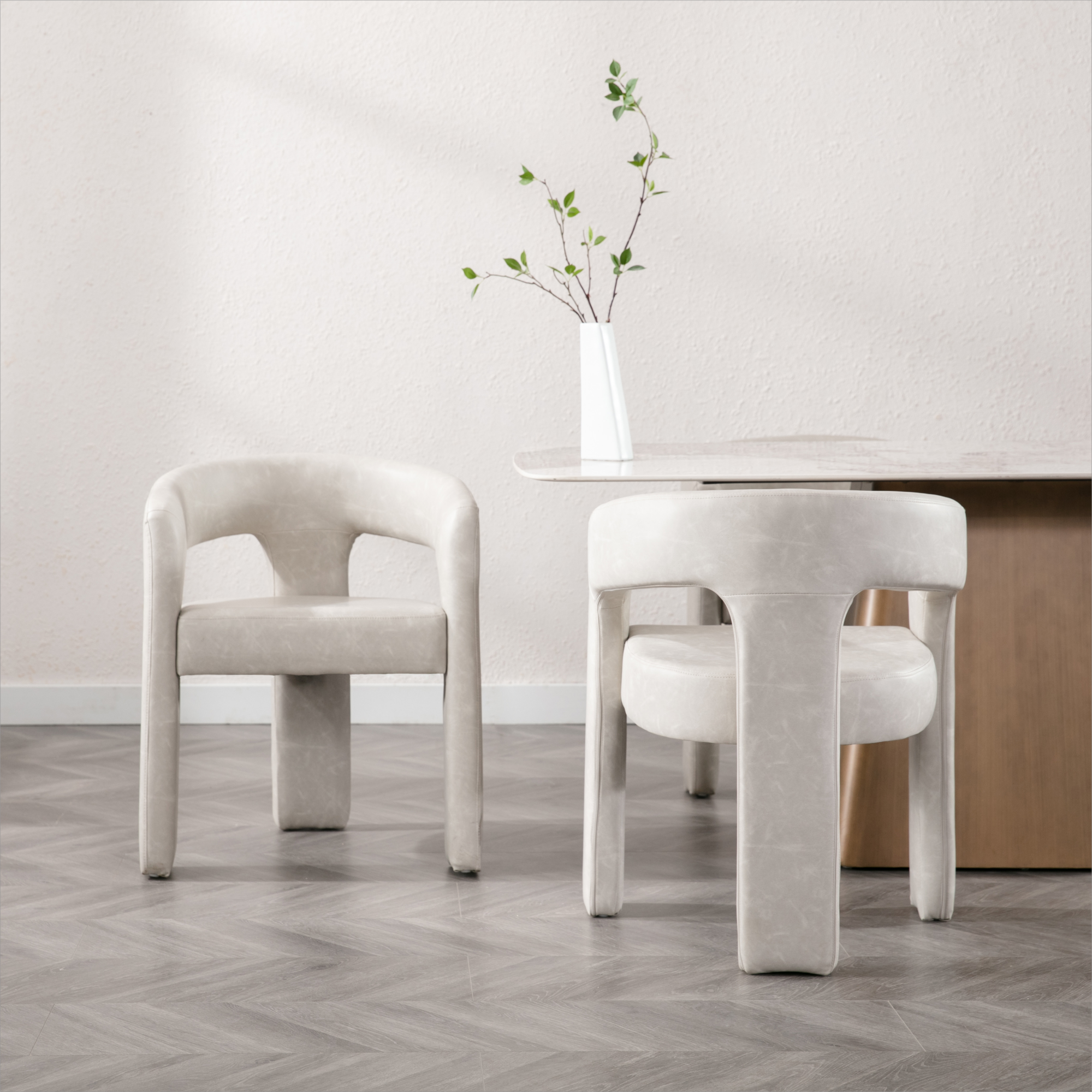 Dove Modern Upholstered Dining Chair