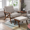 Charles Lounge Armchair with Ottoman