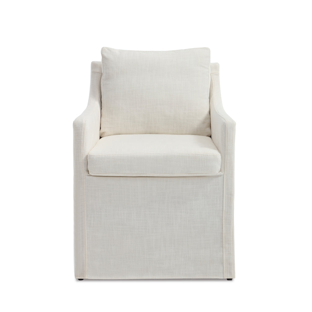 Hank Modern Upholstered Dining Chairs with Arms