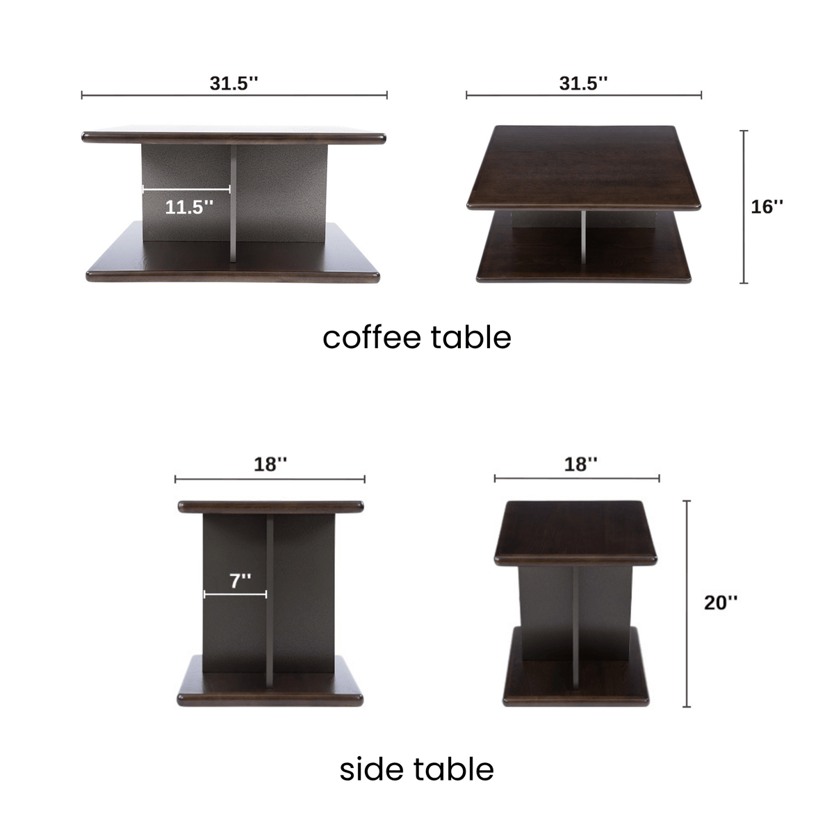 Winora Coffee Table Set