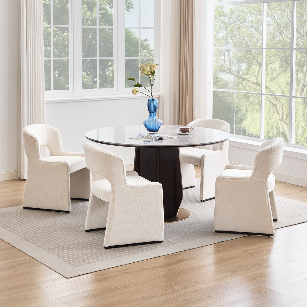 Kody Modern Armless Dining Chairs (Set of 2)